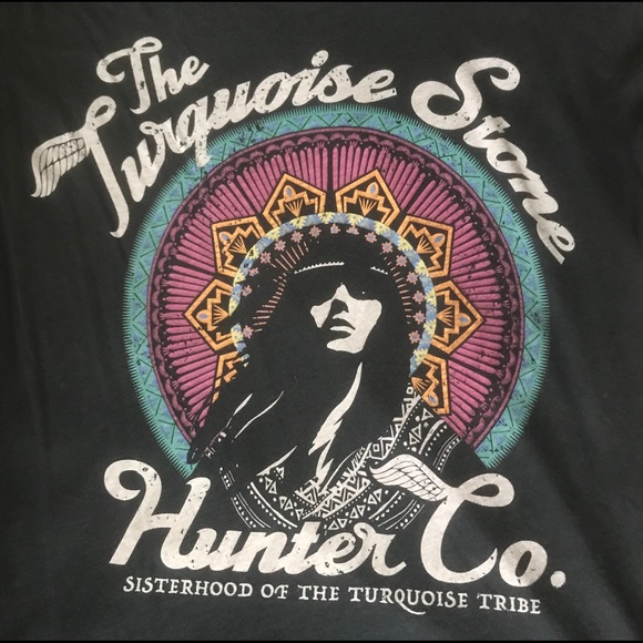 Spell And The Gypsy Turquoise Hunter Black T Shirt - Picture 1 of 2